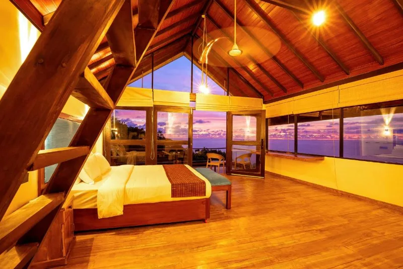Rooms and interiors at Park Paradise Rumassala
