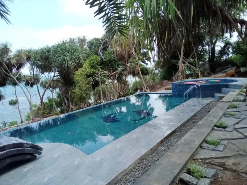 Coastal views and outdoor spaces at Park Paradise Rumassala