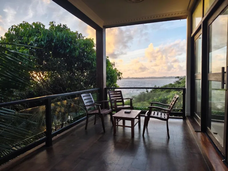 Coastal views and outdoor spaces at Park Paradise Rumassala